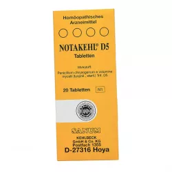 Нотакель D5 (Notakehl D5) табл. 20шт в Саратове и области фото