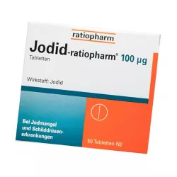 Йодид Ратиофарм (Калия Йодид) ГЕРМАНИЯ Ratiopharm 100мкг таб. №50 в Саратове и области фото