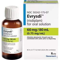 Рисдиплам Эврисди :: Risdiplam Evrysdi порошок для приг. р-ра для ор. прим. 60мг/80мл 0,75мг/мл в Саратове и области фото