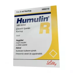 Хумулин Регуляр инсулин (Humulin-R) 100 МЕ/мл сусп. для ин. 3мл 5шт в Саратове и области фото
