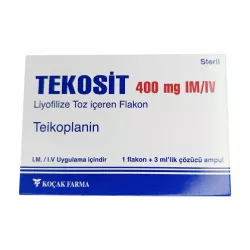 Тейкопланин Текозит :: Tekosit лиофилизат для инъекций 400мг №1 в Саратове и области фото