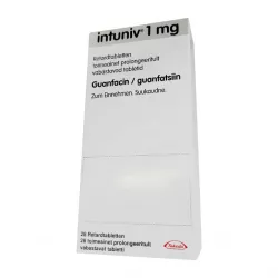 Интунив Intuniv ретард таб. 1мг N28 в Саратове и области фото